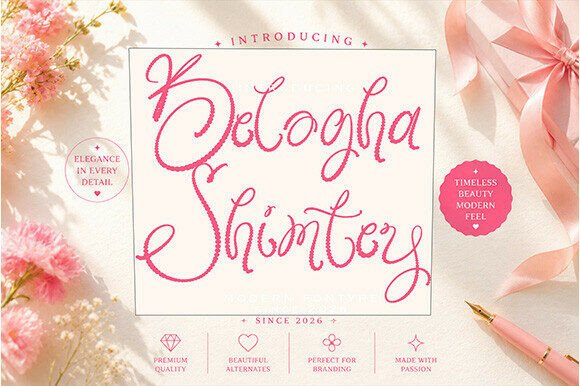 Beluga Shimtey: The Font That Whispers Luxury and Style