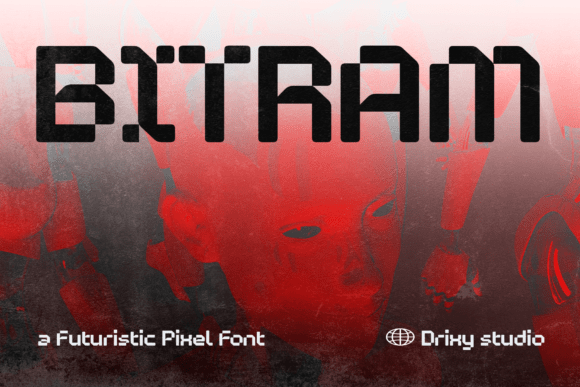 Bitram: Plug Into the Grid with This Cyberpunk Font