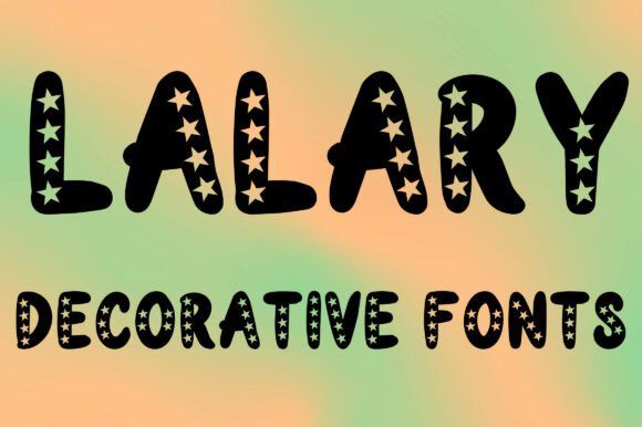 Capturing Starlight: The Lalary Decorative Stars Font