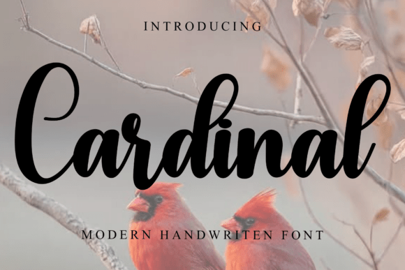 Cardinal: A Festive Typeface for Holiday Design