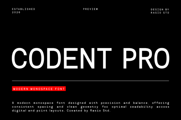 Codent Pro: Where Geometric Precision Meets Visual Impact