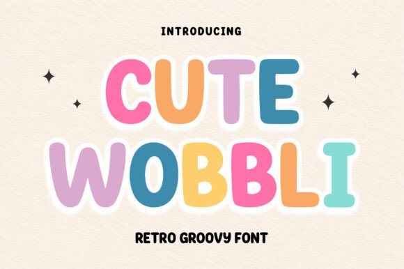 Cute Wobbli: Adding a Playful Retro Groove to Your Designs