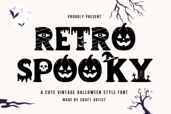 Embrace the Whimsical Charm of Retro Spooky for Your Projects