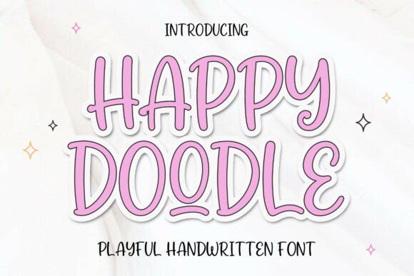 Happy Doodle: The Handwritten Font That Feels Like a Smile