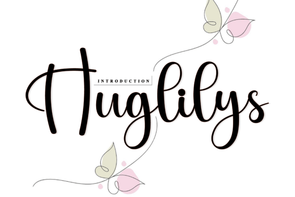 Huglilys: The Handwritten Font That Feels Like a Personal Note