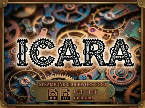 Icara: The Decorative Typeface for Unforgettable Headlines