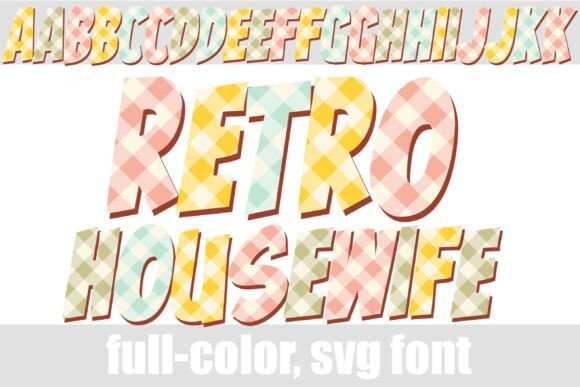 Mid-Century Charm in Every Letter: Meet Retro Housewife