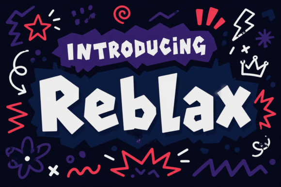 Reblax: The Audacious Typeface for Unforgettable Projects