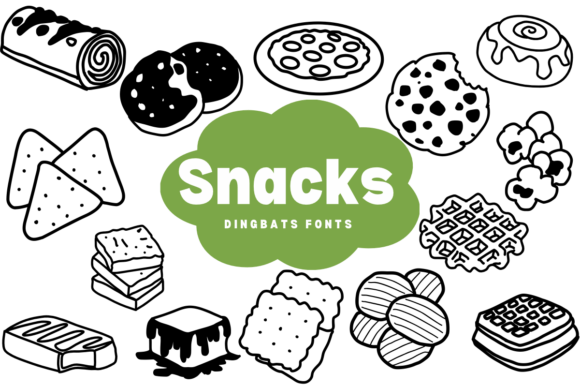 Snacks: The Hand-Drawn Typeface for Authentic Projects