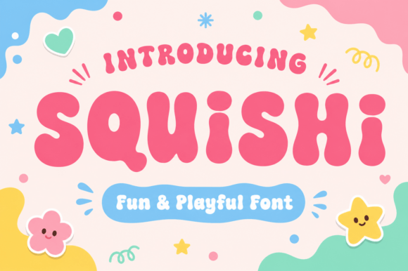 Squishi: The Playful Display Font That Pops