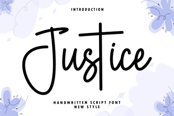 The Justice Font: A Handwritten Touch for Modern Design