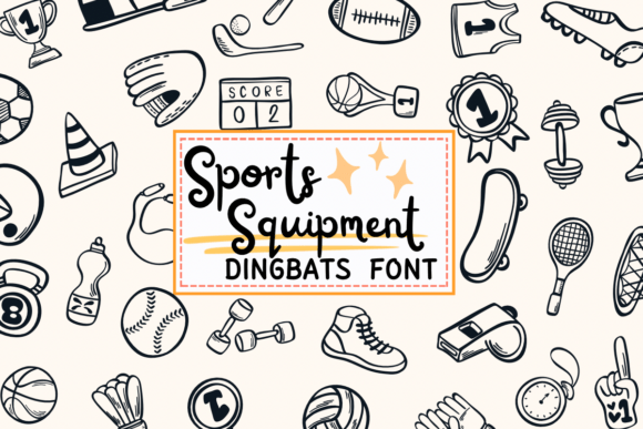 The Playful Edge: Using Sports Equipment Font in Design