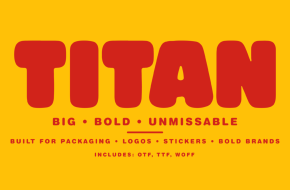 TITAN: The Heavyweight Font for Brands That Command Attention