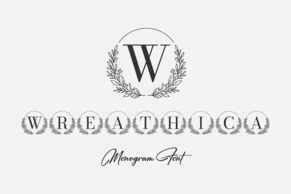 Wreathica Monogram: Where Floral Elegance Meets Modern Branding